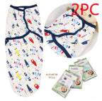 Toalla de algodón para bebé, saco de dormir para bebé con dibujos animados, producto anti-sobresaltos para bebés y otros artículos para bebés