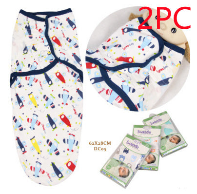 Toalla de algodón para bebé, saco de dormir para bebé con dibujos animados, producto anti-sobresaltos para bebés y otros artículos para bebés
