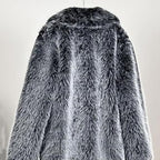 Extended Women's Clothing Imitation Fox Fur Warm Winter Coat