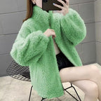 Berber Fleece Coat Women's Thickened Short One