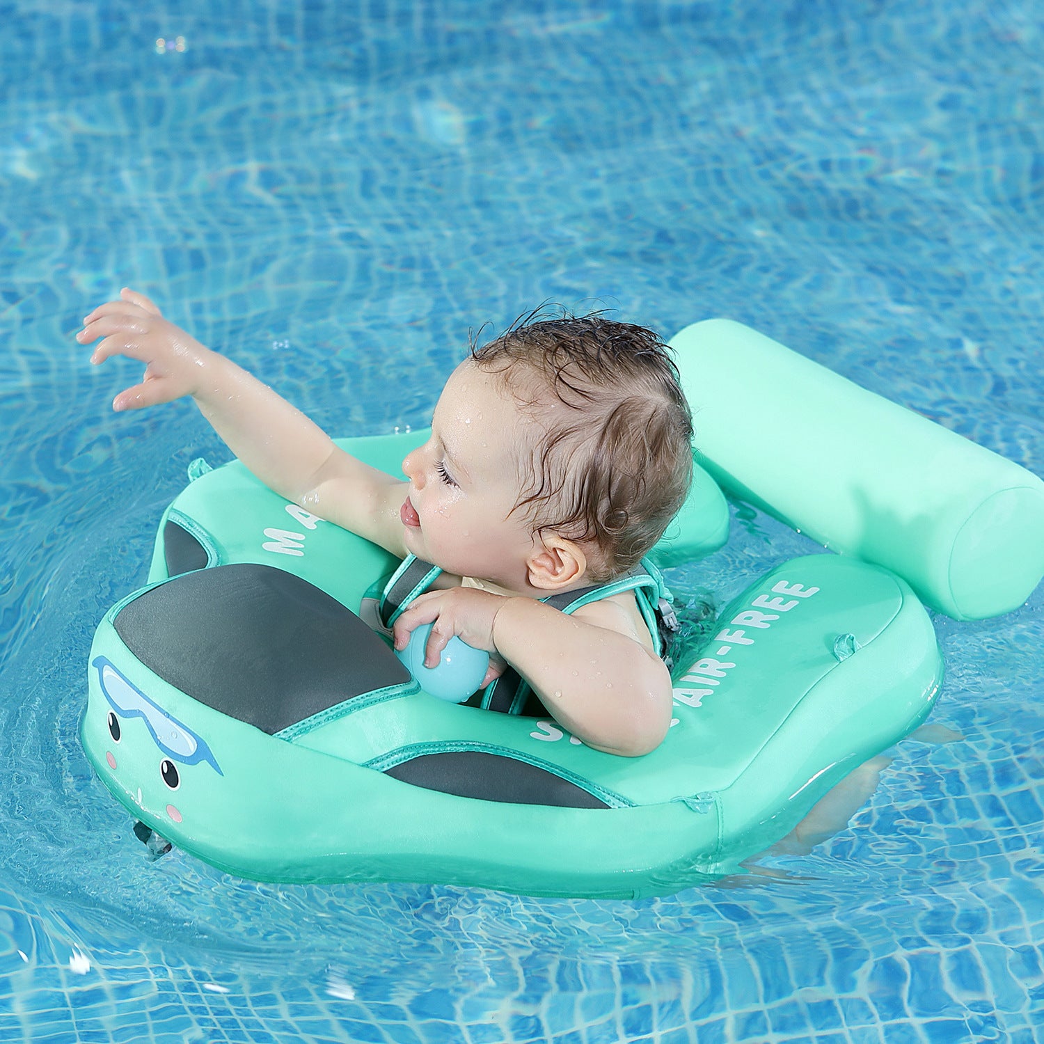 Collarín de natación para bebé no inflable